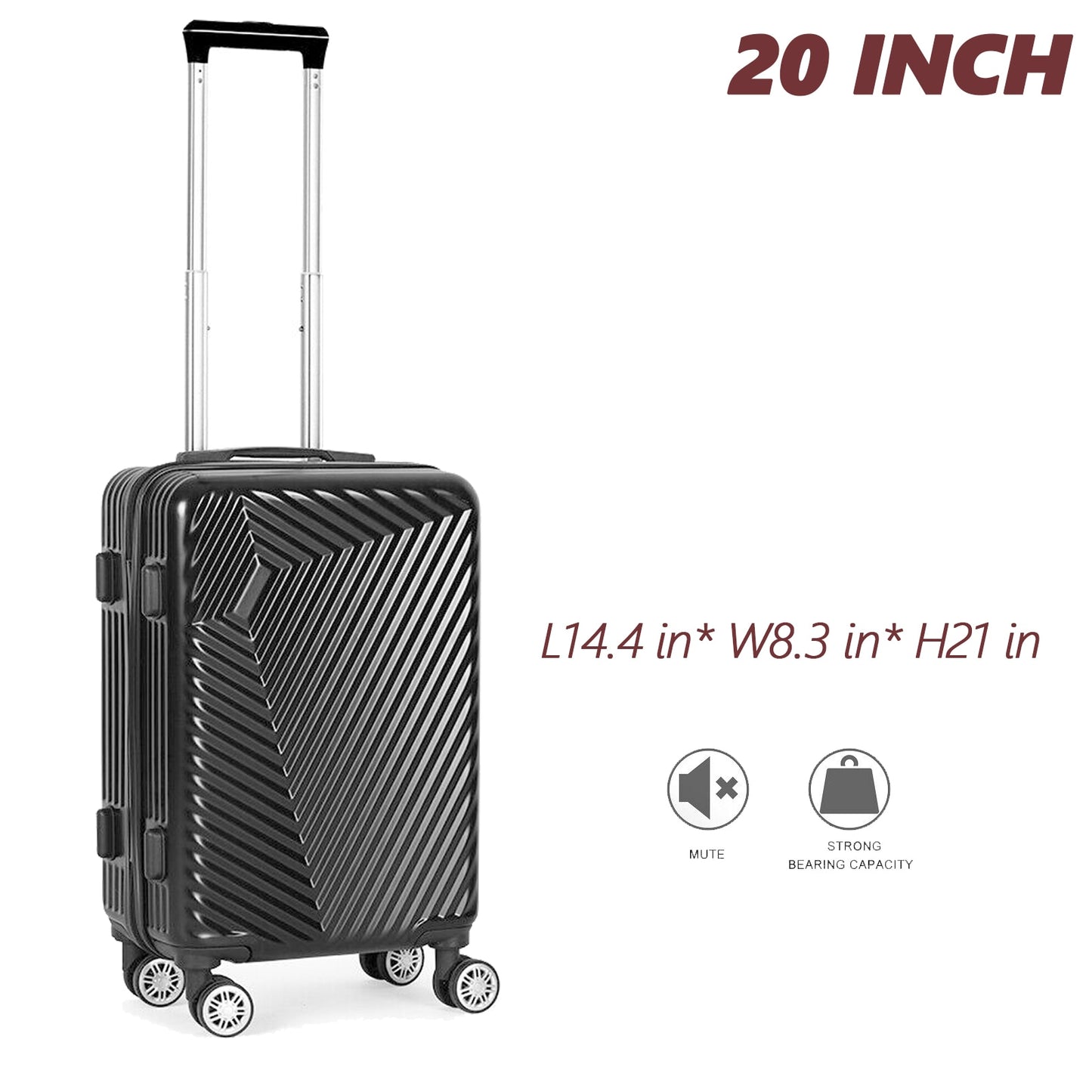 20-inch Boarding Luggage Small Traveling Suitcase