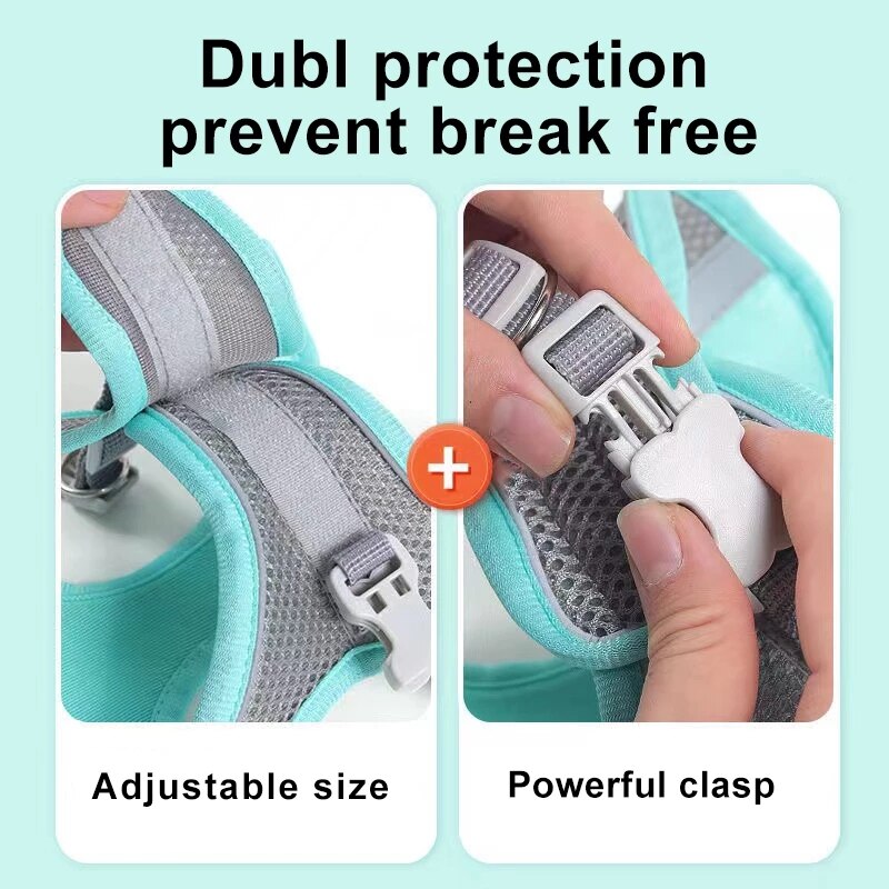 Adventure Pup - Adjustable Outdoor Walking Dog Harness - Comfort & Security for up to 22lbs