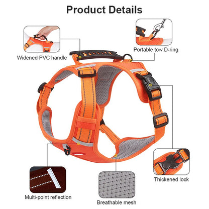 Reflective Breathable Adjustable Dog Harness