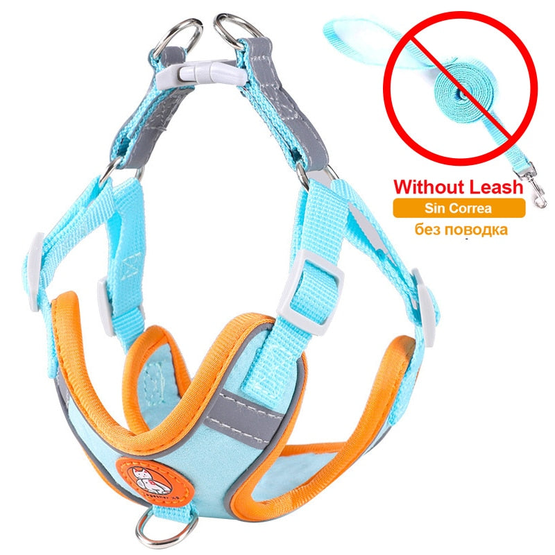 Breathable Reflective Harness and/or Harness and Leash Set