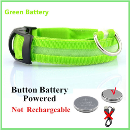Adjustable Flashing Rechargeable Luminous Collar