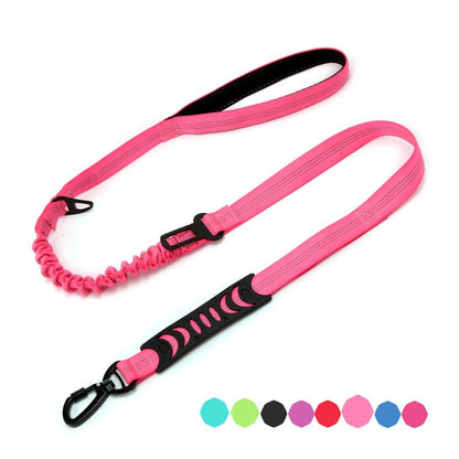 Double Handle Reflective Multifunction Dog Leash - 4-in-1 Heavy Duty Design