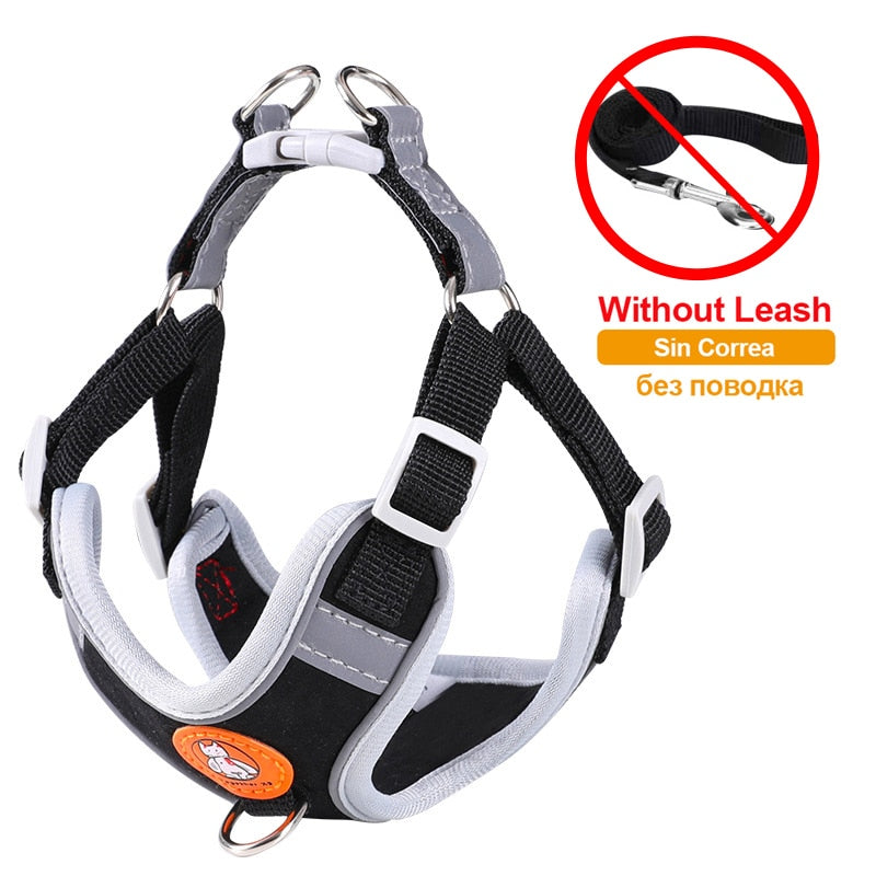 Breathable Reflective Harness and/or Harness and Leash Set