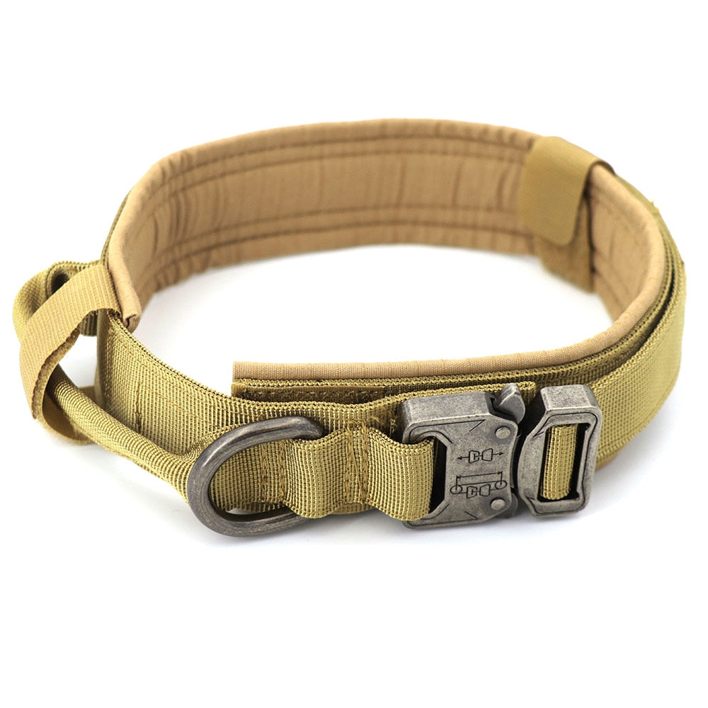 PETRAVEL Adjustable Tactical Dog Collar & Leash Set