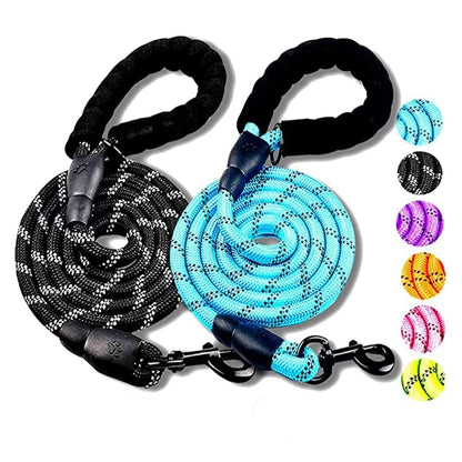 Reflective Strong Nylon Leash Training Safety Dog Leashes