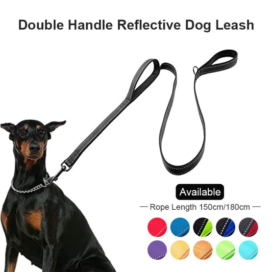Dual Handle Dog Leash