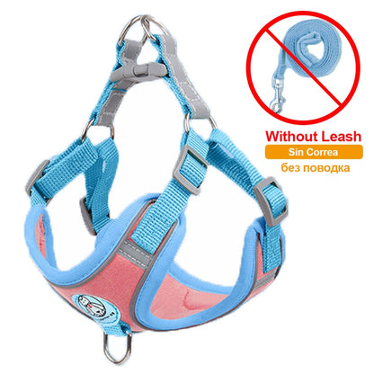 Breathable Reflective Harness and/or Harness and Leash Set