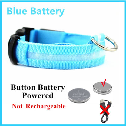 Adjustable Flashing Rechargeable Luminous Collar