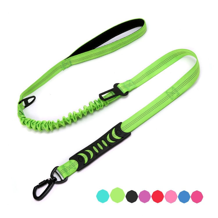 Double Handle Reflective Multifunction Dog Leash - 4-in-1 Heavy Duty Design