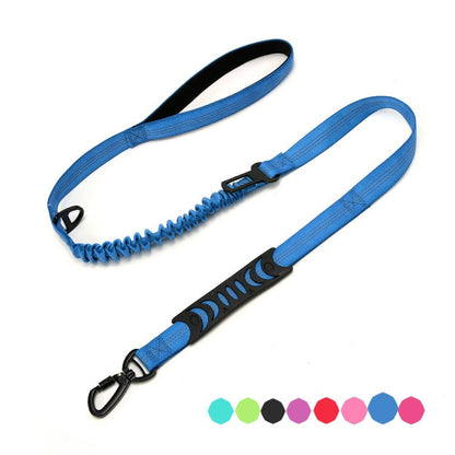 Double Handle Reflective Multifunction Dog Leash - 4-in-1 Heavy Duty Design