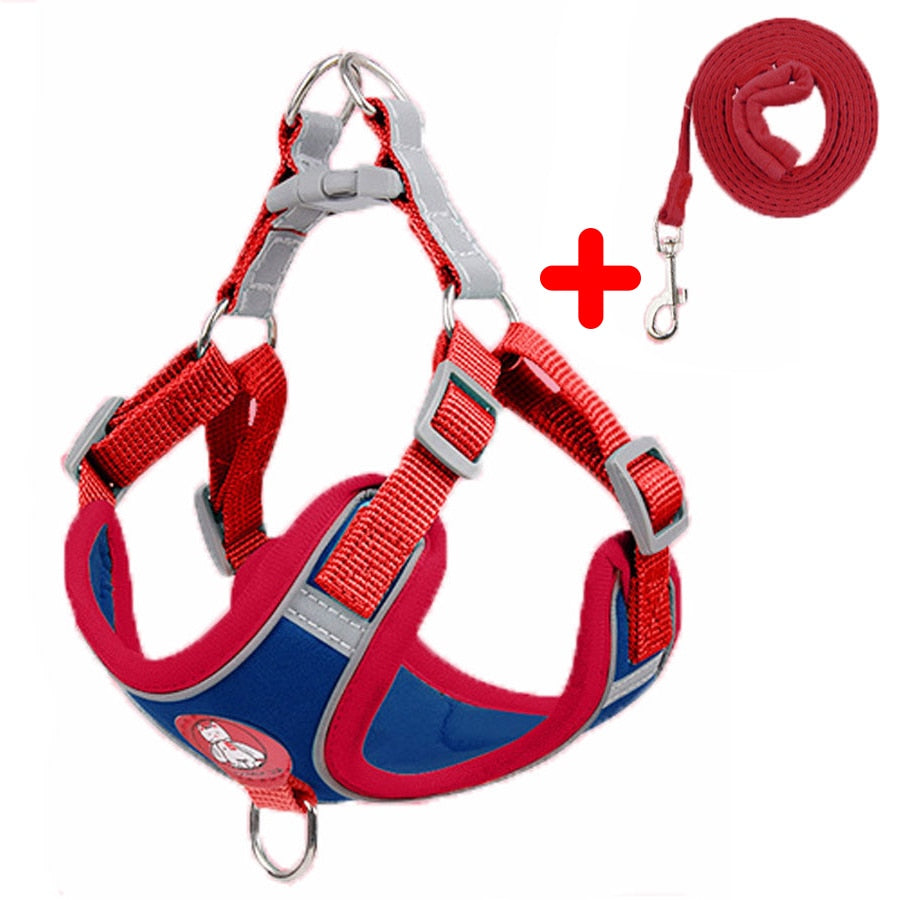 Breathable Reflective Harness and/or Harness and Leash Set