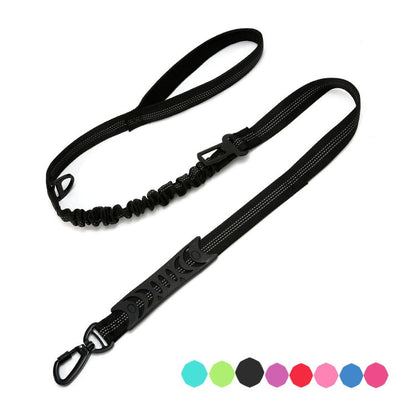 Double Handle Reflective Multifunction Dog Leash - 4-in-1 Heavy Duty Design