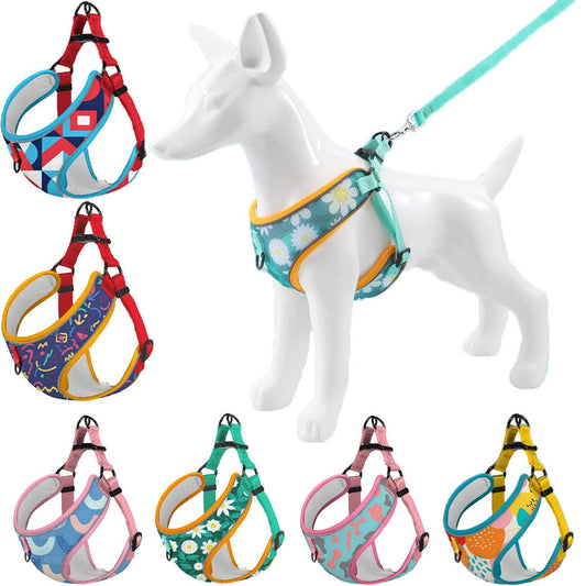 Reflective Pet Dog Harness And Leash Set