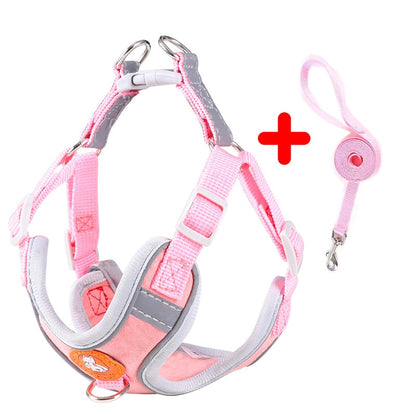 Breathable Reflective Harness and/or Harness and Leash Set