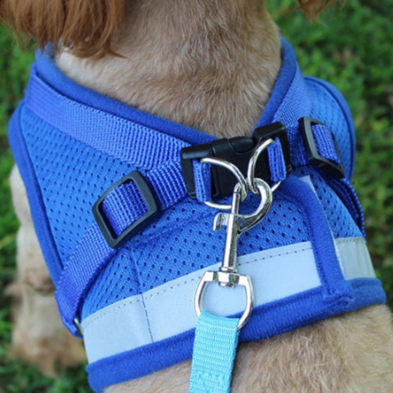 Reflective Breathable Adjustable Dog Harness