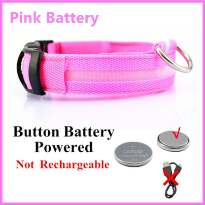 Adjustable Flashing Rechargeable Luminous Collar