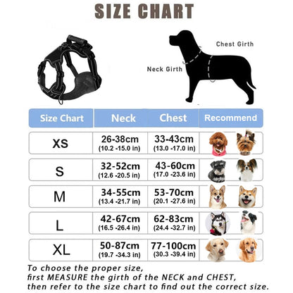 Reflective Breathable Adjustable Pet Harness